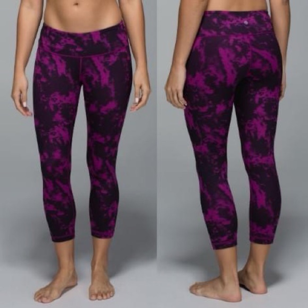 Lululemon Wonder Under crops sz 6